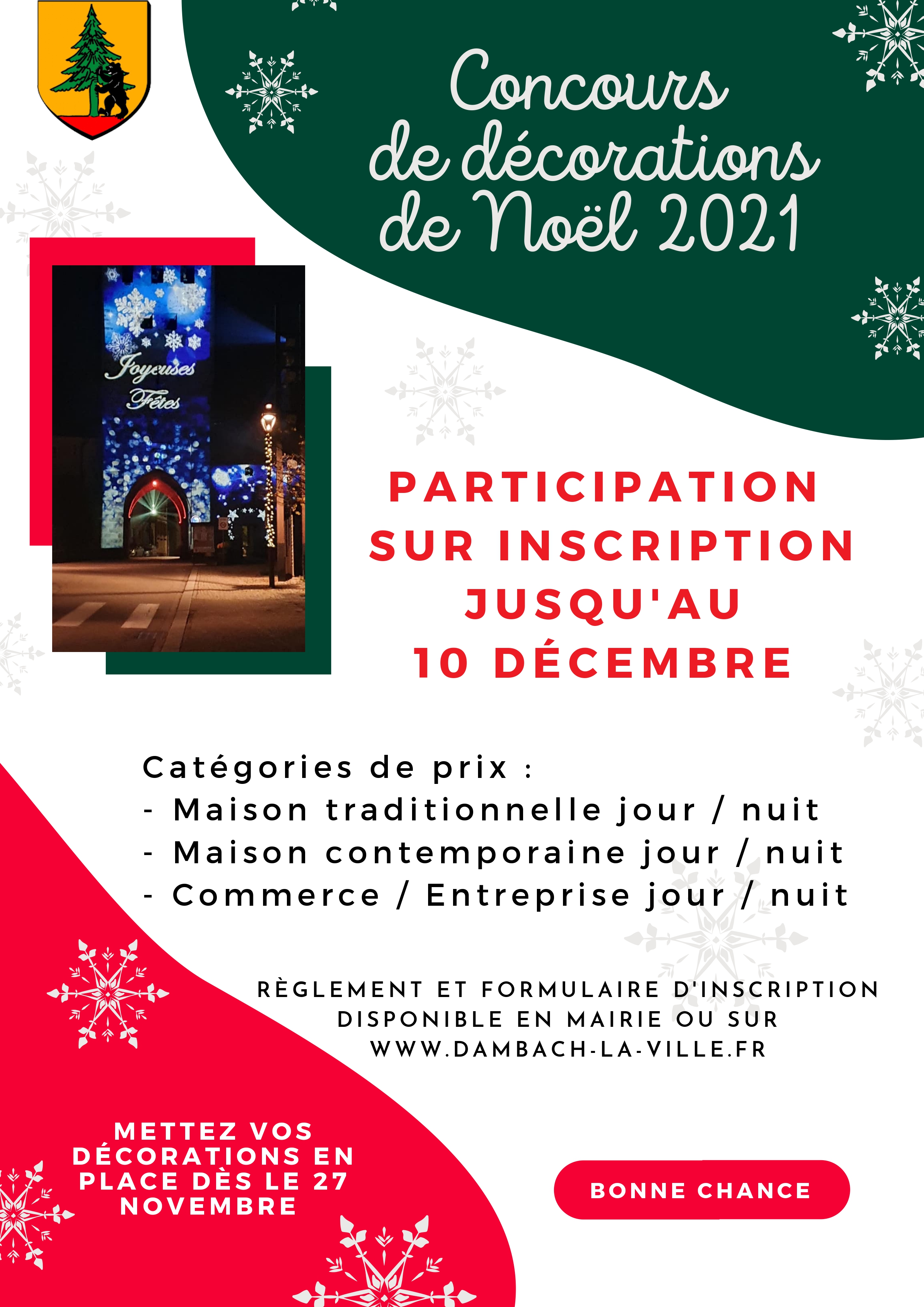 Concours décoration de Noël 2021 | Dambach-la-Ville